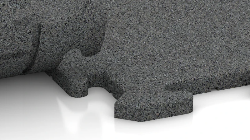 Połączenie typu puzzle z delikatnie zaokrągloną fazą