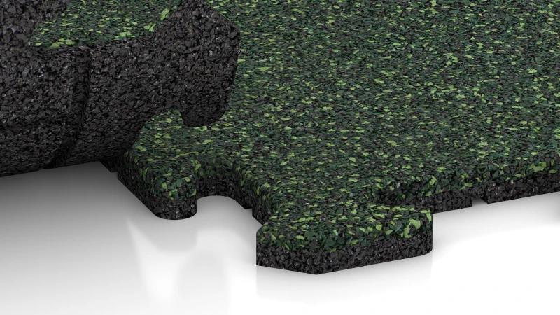 Połączenie puzzlowe z lekko zaokrąglonym sfazowaniem