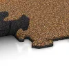 Großaufnahme vom Verbindungssystem von WARCO-Boden 3943 - Nawierzchnia sportowa dla psów HD im Farbdesign Terakota. Abmessungen 1000 x 1000 x 18 mm.