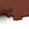 Großaufnahme vom Verbindungssystem von WARCO-Boden 3960 - Nawierzchnia sportowa dla psów HD im Farbdesign Czerwony ceglasty. Abmessungen 1000 x 1000 x 18 mm.