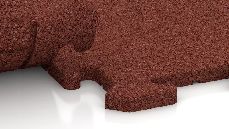 Połączenie puzzlowe z lekko zaokrąglonym sfazowaniem