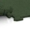 Großaufnahme vom Verbindungssystem von WARCO-Boden 3961 - Nawierzchnia sportowa dla psów HD im Farbdesign Zielony trawiasty. Abmessungen 1000 x 1000 x 18 mm.
