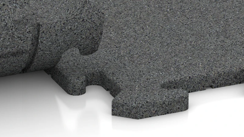 Połączenie puzzlowe z lekko zaokrąglonym sfazowaniem