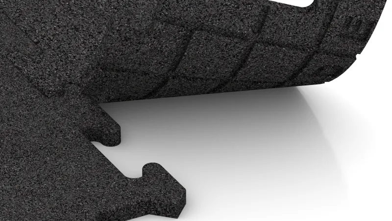 Połączenie typu puzzle z delikatnie zaokrągloną fazą