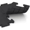 Großaufnahme vom Verbindungssystem von WARCO-Boden 4678 - Płyta brzegowa HD Fine im Farbdesign Antracyt. Abmessungen 500 x 235 x 18 mm.
