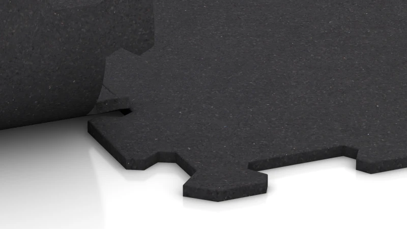 Wycięte połączenie puzzlowe bez fazy