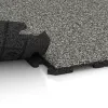 Großaufnahme vom Verbindungssystem von WARCO-Boden 1571 - Nawierzchnia na place zabaw im Farbdesign Klasyczny granit. Abmessungen 1000 x 1000 x 30 mm.