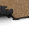 Großaufnahme vom Verbindungssystem von WARCO-Boden 1583 - Nawierzchnia na place zabaw im Farbdesign Maroko. Abmessungen 1000 x 1000 x 30 mm.