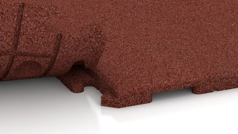 Ukryte połączenie typu puzzle z zaokrąglonym fazowaniem