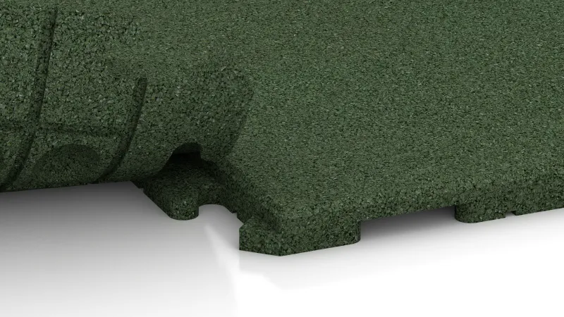 Ukryte połączenie typu puzzle z zaokrąglonym fazowaniem