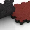 Großaufnahme vom Verbindungssystem von WARCO-Boden 5236 - Płytka na obrzeża basenu bezfugowa im Farbdesign Koralowy. Abmessungen 306 x 306 x 30 mm.