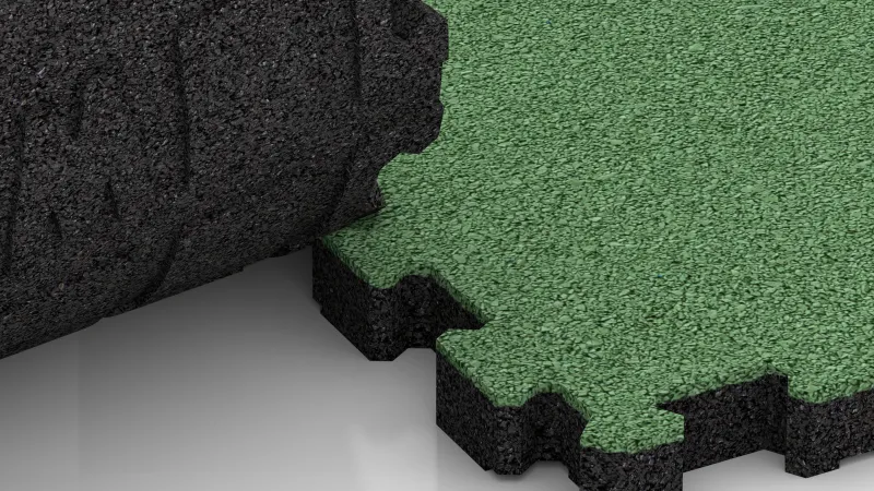 Wycinane połączenie typu puzzle bez fazowania