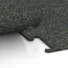 Großaufnahme vom Verbindungssystem von WARCO-Boden 3755 - Nawierzchnia Fitness Performance Elite im Farbdesign Zielony lekko nakrapiany. Abmessungen 1000 x 1000 x 10 mm.