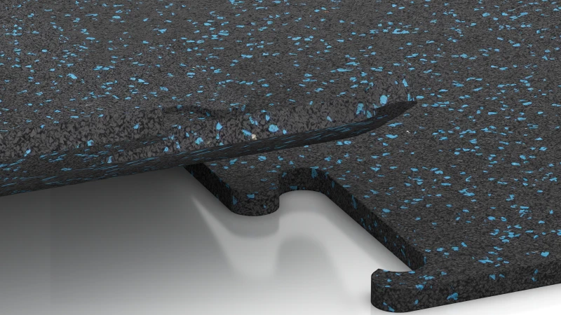 Wycięte połączenie puzzlowe bez fazy