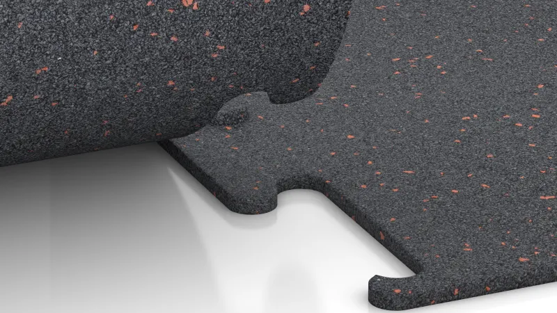 Wycinane połączenie typu puzzle bez fazowania