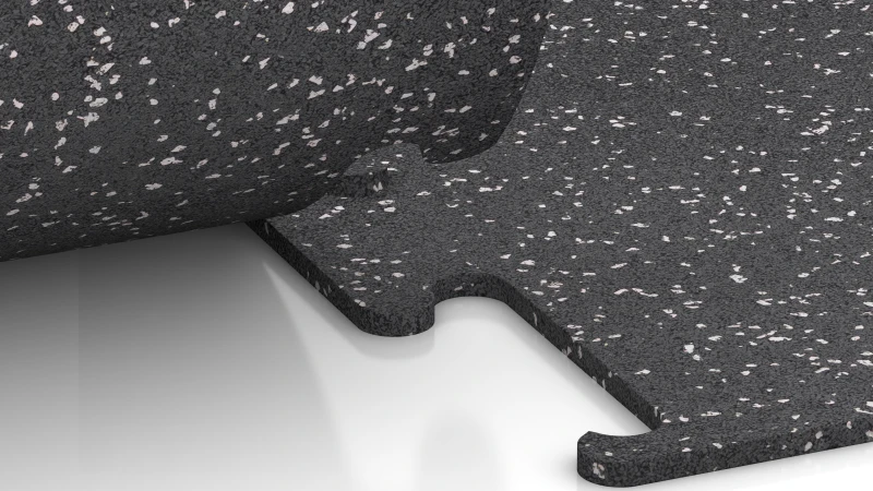 Wycięte połączenie puzzlowe bez fazy