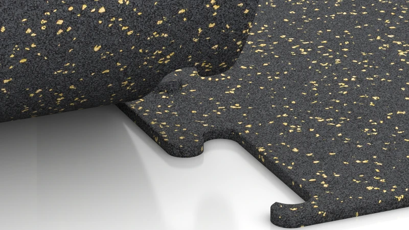 Wycięte połączenie puzzlowe bez fazy