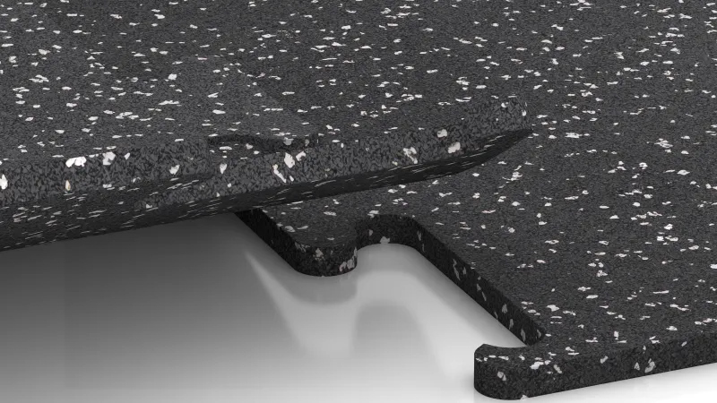 Wycinane połączenie typu puzzle bez fazowania