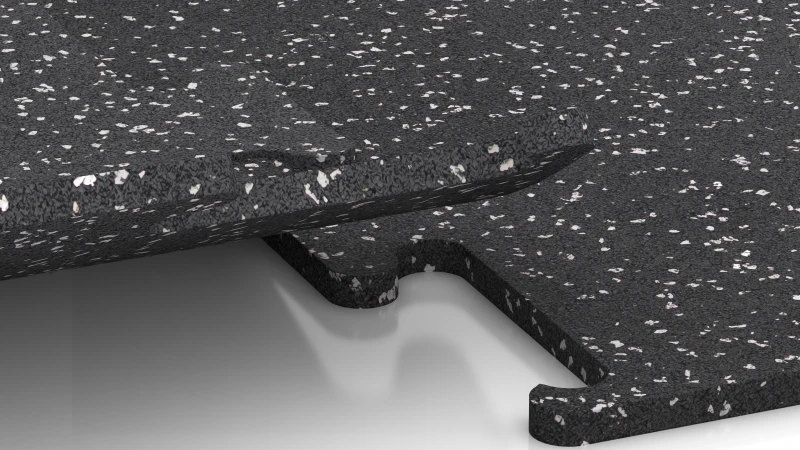 Wycięte połączenie puzzlowe bez fazy