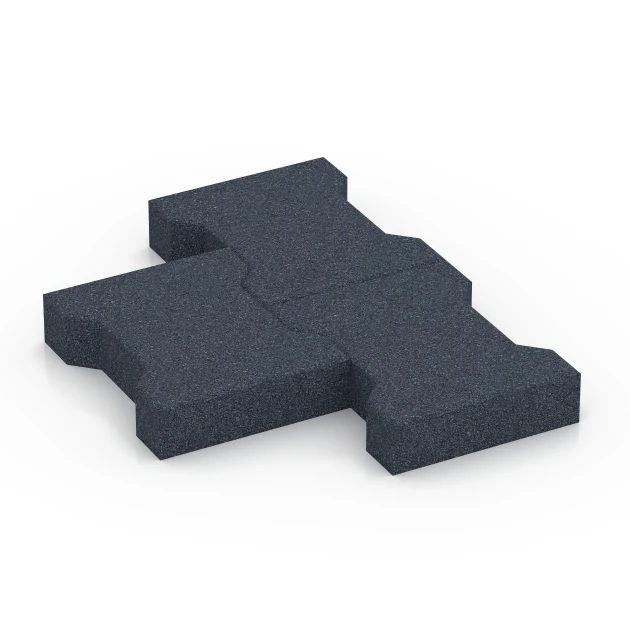 Großaufnahme vom Verbindungssystem von WARCO-Boden 7071 - Kostka brukowa im Farbdesign Szary łupkowy. Abmessungen 20 x 16,5 x 4,5 cm | 0,0278 m².