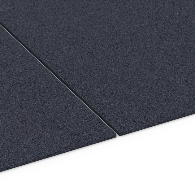 Großaufnahme vom Verbindungssystem von WARCO-Boden 6177 - Fitness Performance Elite Nawierzchnia Treningowa im Farbdesign Antracyt. Abmessungen 100 × 100 × 1 cm.