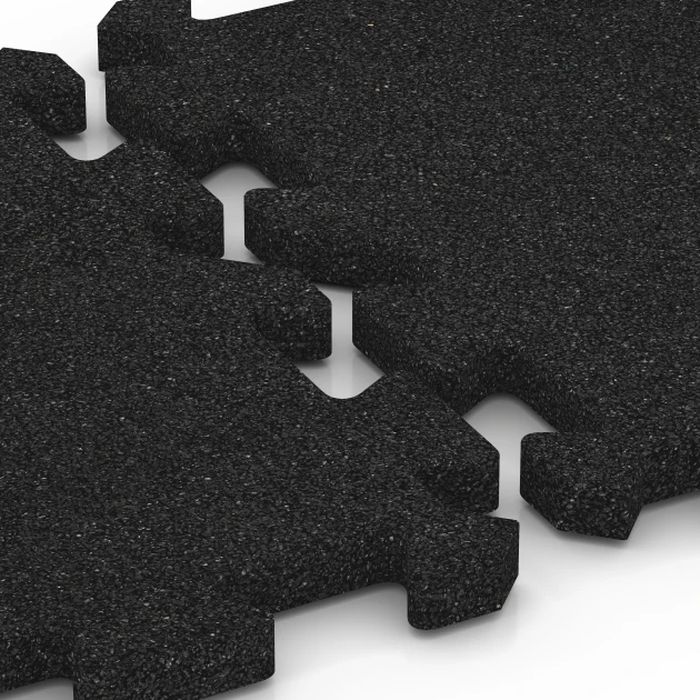 Großaufnahme vom Verbindungssystem von WARCO-Boden 6607 - Podłoże do kojca dla psa im Farbdesign Antracyt. Abmessungen 50 x 50 x 3 cm | 0,25 m².