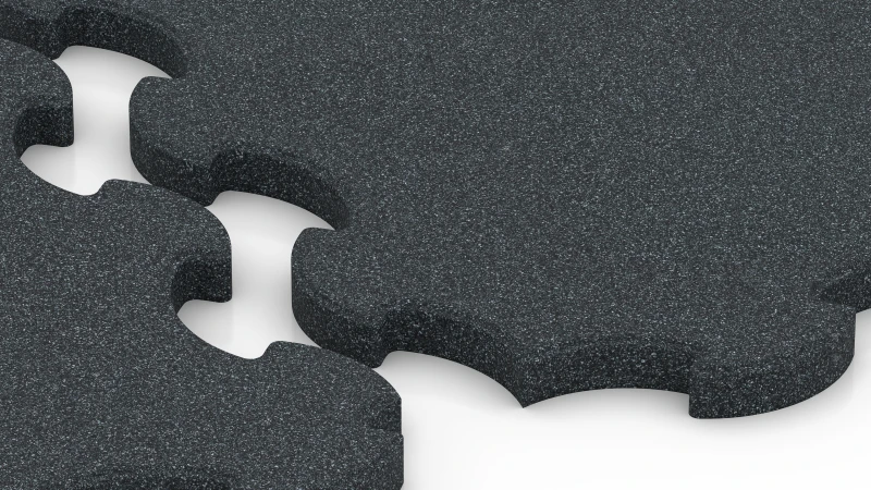 Zoptymalizowane połączenie typu puzzle z fazowanymi krawędziami