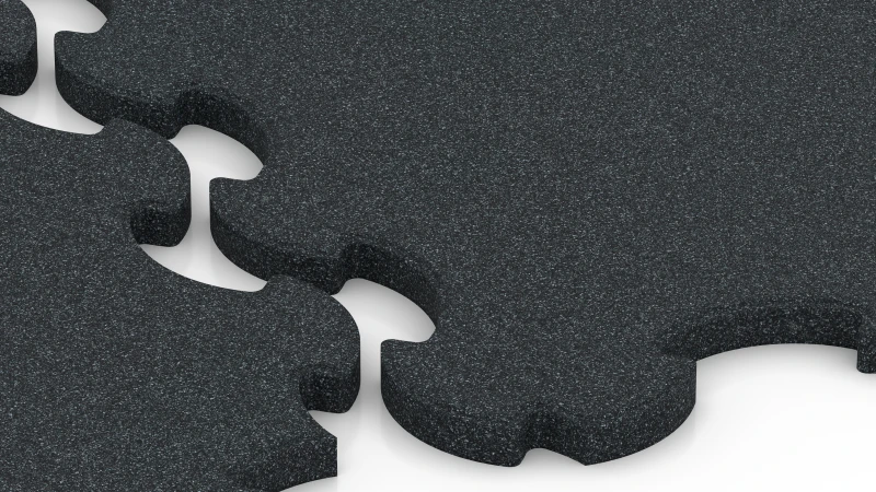 Zoptymalizowane połączenie typu puzzle z fazowanymi krawędziami