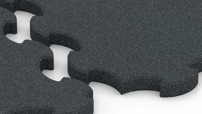 Ulepszone zazębienie puzzlowe z lekką fazą