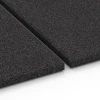 Großaufnahme vom Verbindungssystem von WARCO-Boden 6379 - Mata stajenna im Farbdesign Antracyt. Abmessungen 100 x 100 x 3 cm | 1,00 m².