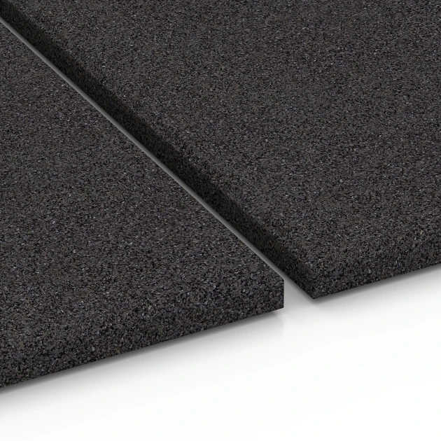 Großaufnahme vom Verbindungssystem von WARCO-Boden 6381 - Mata stajenna im Farbdesign Antracyt. Abmessungen 100 x 50 x 3 cm | 0,50 m².