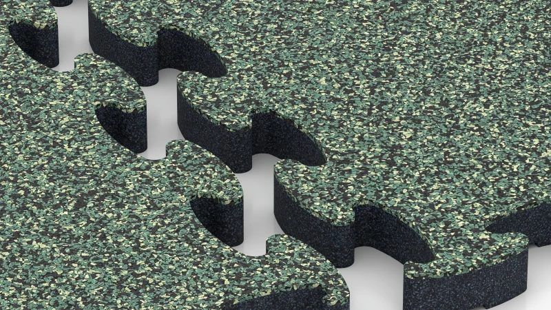 Ulepszone zazębienie puzzlowe bez fazy