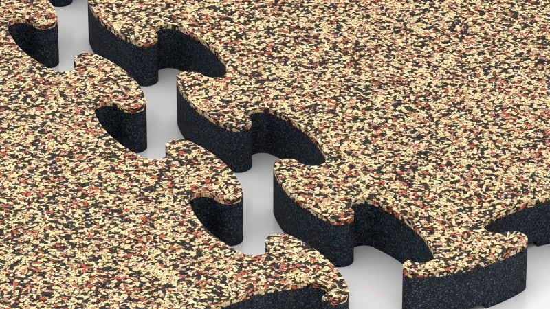 Ulepszone zazębienie puzzlowe bez fazy