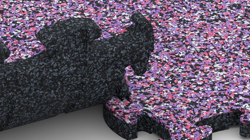 Ulepszone zazębienie puzzlowe bez fazy