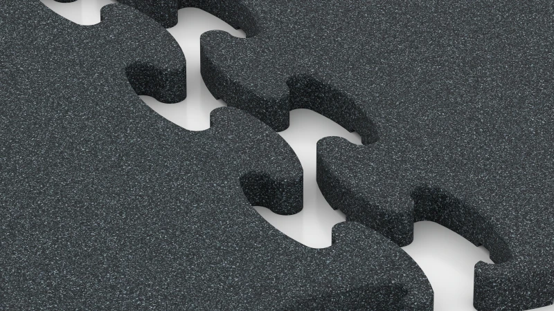 Ulepszone zazębienie puzzlowe bez fazy