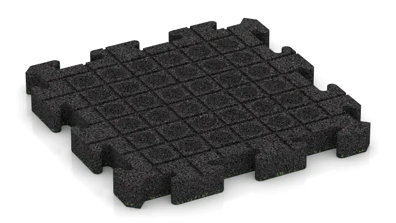 Kanały drenażowe i kopuły w układzie kwadratowym