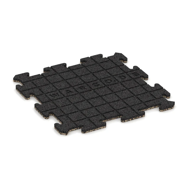 Aufsicht auf die Unterseite, also die Bodenseite von WARCO-Formteil 3877 - Nawierzchnia dla psów im Format 50 x 50 x 1,8 cm | 0,25 m².