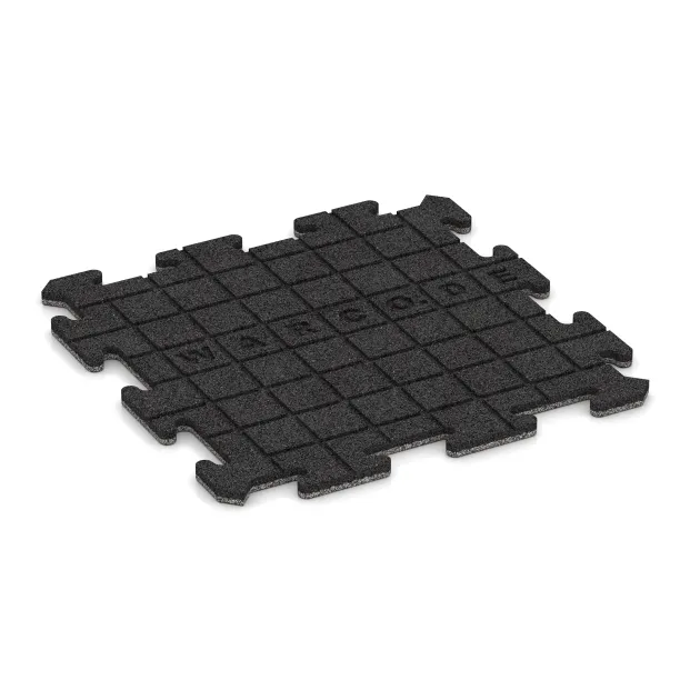 Aufsicht auf die Unterseite, also die Bodenseite von WARCO-Formteil 4588 - Nawierzchnia dla psów im Format 500 x 500 x 18 mm.