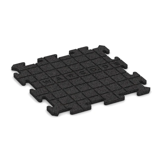 Aufsicht auf die Unterseite, also die Bodenseite von WARCO-Formteil 3911 - Nawierzchnia dla psów im Format 50 x 50 x 1,8 cm | 0,25 m².