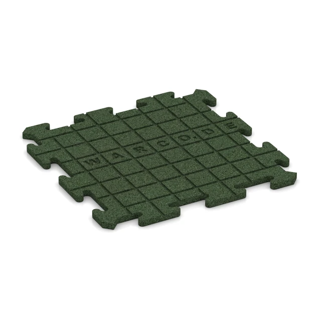 Aufsicht auf die Unterseite, also die Bodenseite von WARCO-Formteil 5687 - Płyta podłogowa puzzle Indoor im Format 50 x 50 x 1,8 cm | 0,25 m².