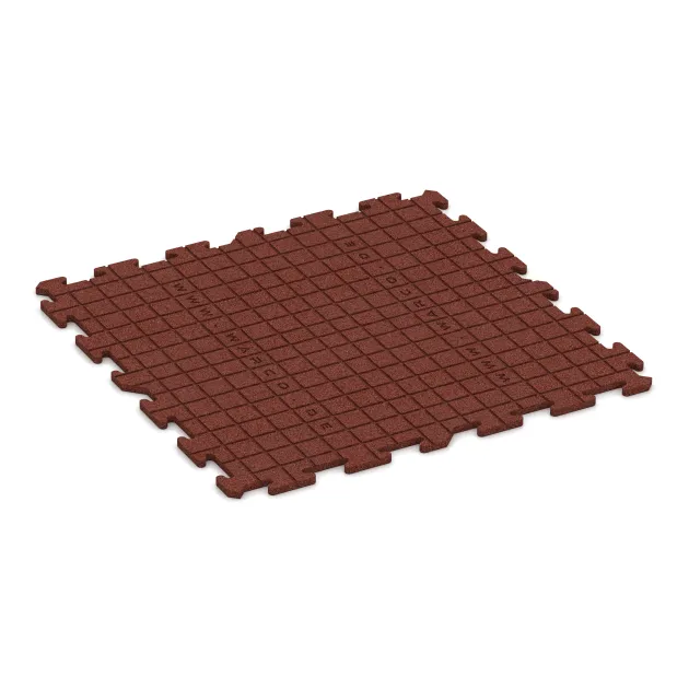 Aufsicht auf die Unterseite, also die Bodenseite von WARCO-Formteil 3960 - Nawierzchnia sportowa dla psów HD im Format 1000 x 1000 x 18 mm.