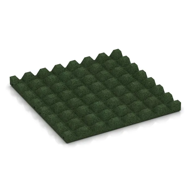 Aufsicht auf die Unterseite, also die Bodenseite von WARCO-Formteil 3985 - Płyta podłogowa dla psów im Format 500 x 500 x 40 mm.