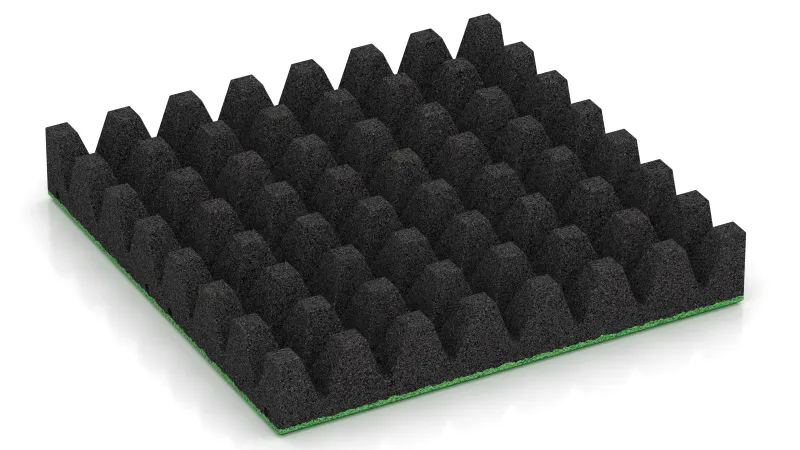 Struktura ściętych piramid o wysokości 50 mm