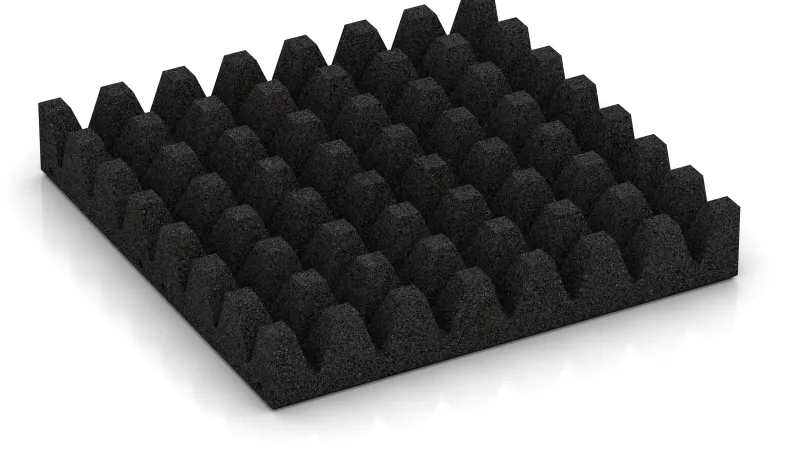 Struktura ściętych piramid o wysokości 50 mm