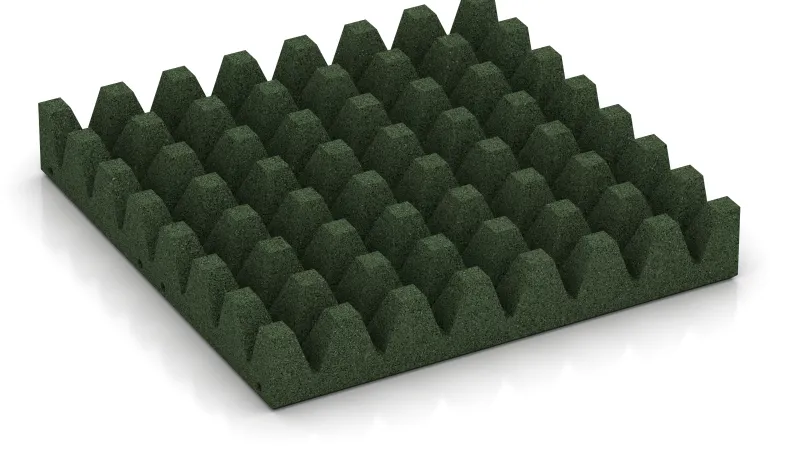 Struktura ściętych piramid o wysokości 50 mm