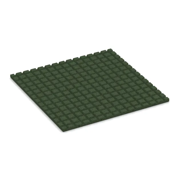 Aufsicht auf die Unterseite, also die Bodenseite von WARCO-Formteil 3997 - Płyta podłogowa dla psów im Format 1000 x 1000 x 30 mm.