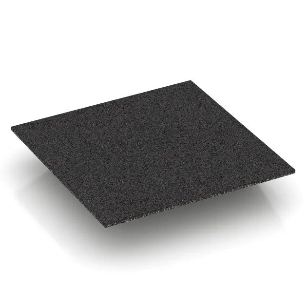 Aufsicht auf die Unterseite, also die Bodenseite von WARCO-Formteil 3833 - Płyta narożna (dwa boki w kształcie klina) im Format 500 x 500 x 100 mm.