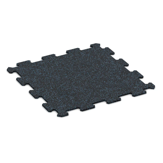 Aufsicht auf die Unterseite, also die Bodenseite von WARCO-Formteil 0917 - Nawierzchnia Fitness Kompakt im Format 485 x 485 x 8 mm.