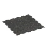 Aufsicht auf die Unterseite, also die Bodenseite von WARCO-Formteil 6460 - Nawierzchnia Fitness Kompakt im Format 50 × 50 × 0,8 cm.