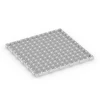 Aufsicht auf die Unterseite, also die Bodenseite von WARCO-Formteil 6235 - Wzór panelowy – Płytki tarasowe im Format 38,5 x 38,5 x 2 cm.